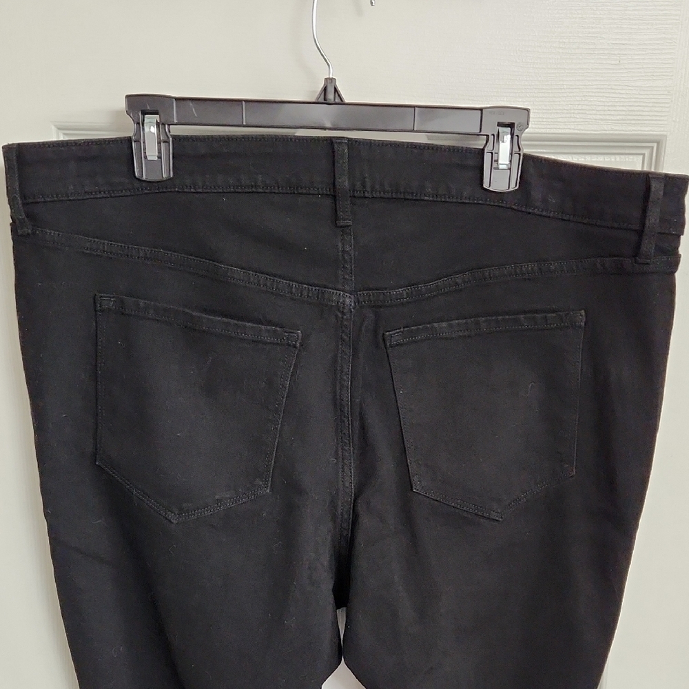 NWT Old Navy Black High-Rise Straight Ankle Jeans Size: 20 Long - Picture 7 of 7